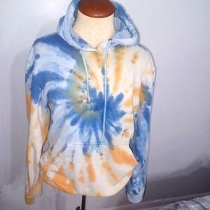 Beachy Tie Dye Hoodie- W Sz Small